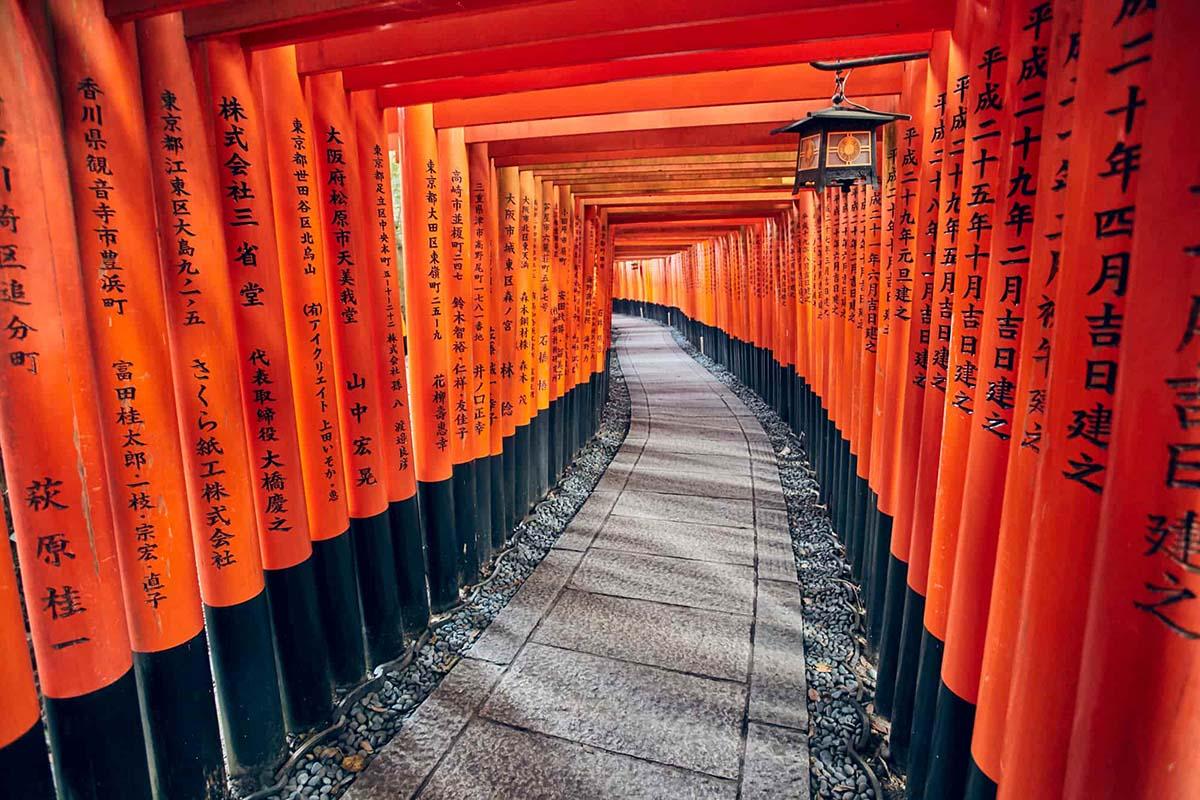 The Famous Thousand Torii Gates