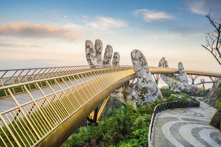 Golden Bridge at Ba Na Hills in Da Nang