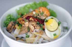 Traditional Mi Quang noodles in Da Nang”