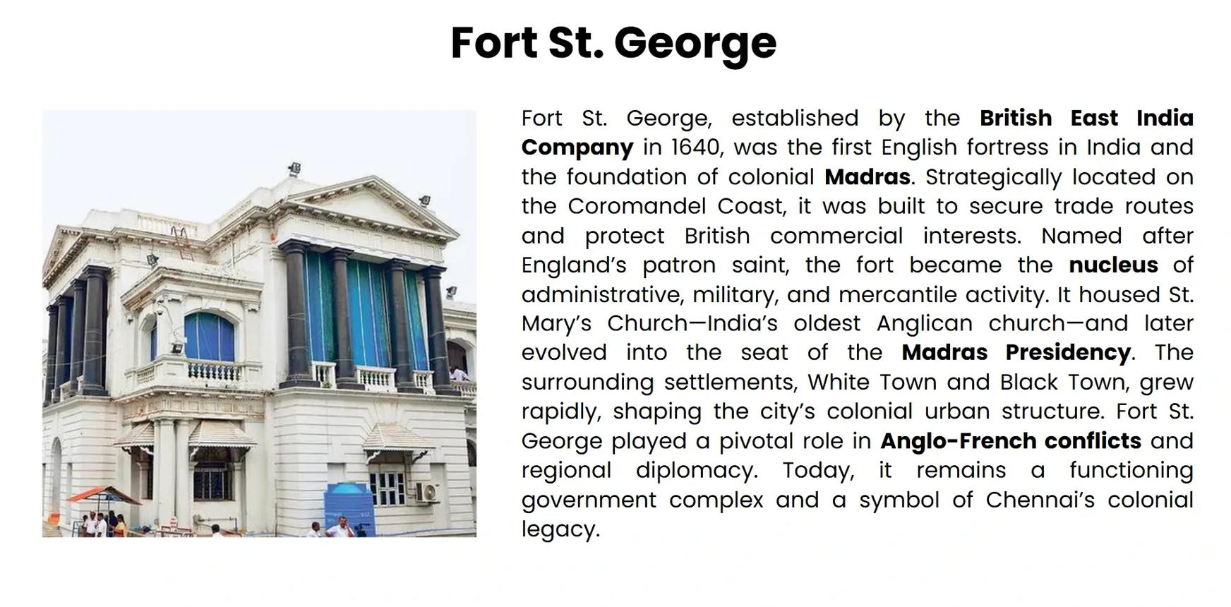 Fort St. George – Discover Chennai’s Historic Colonial Landmark