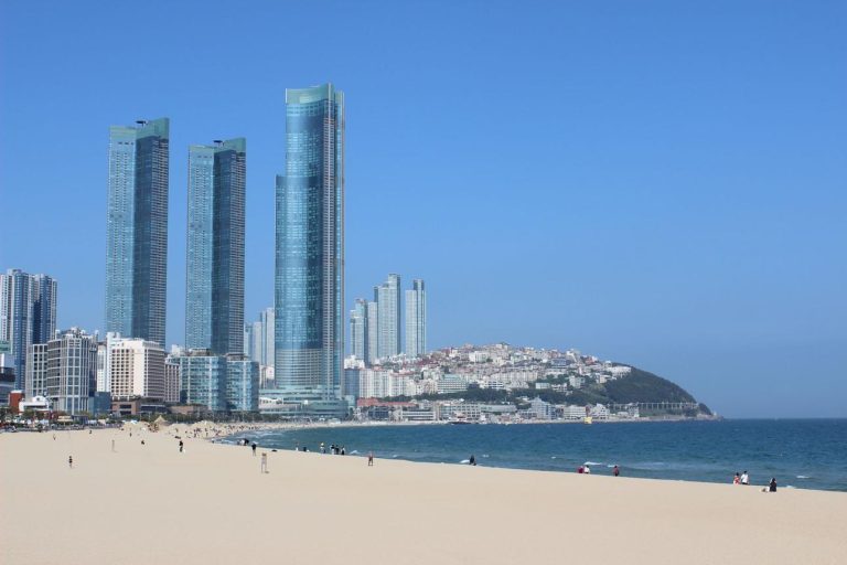Haeundae Beach – Busan’s Iconic Coastal Paradise of Sun, Sand, Skyline Views, and Vibrant Seaside Energy