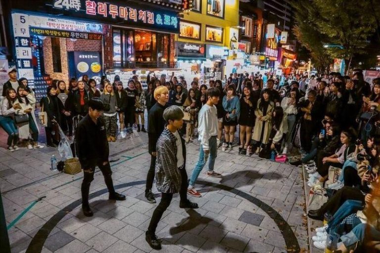 Hongdae – Seoul’s Creative Playground of Youth Culture, Street Art, Music, and Nightlife Energy