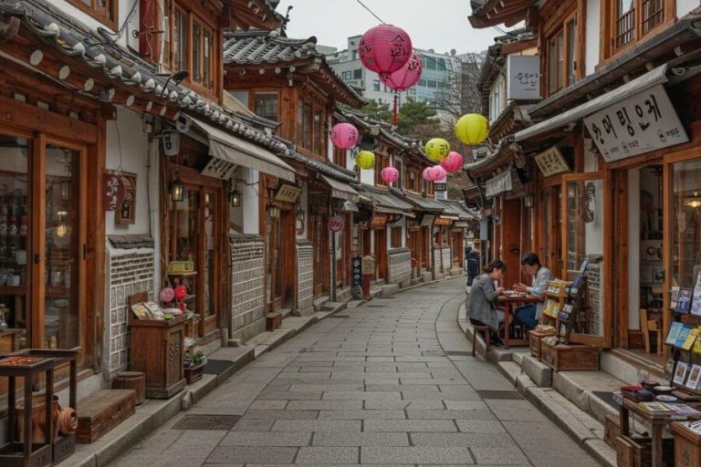 Insadong – Seoul’s Cultural Street of Traditional Art, Antique Shops, Tea Houses, and Timeless Korean Heritage