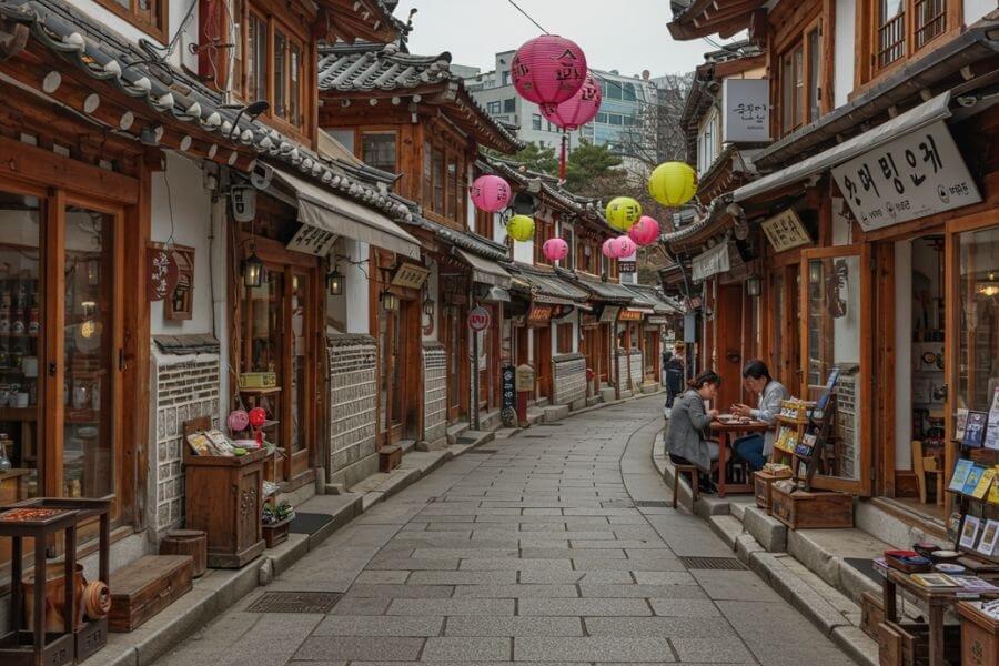 Insadong – Seoul’s Cultural Street of Traditional Art, Antique Shops, Tea Houses, and Timeless Korean Heritage