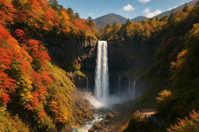 Kegon Falls – Japan’s Iconic 97m Waterfall in Nikko