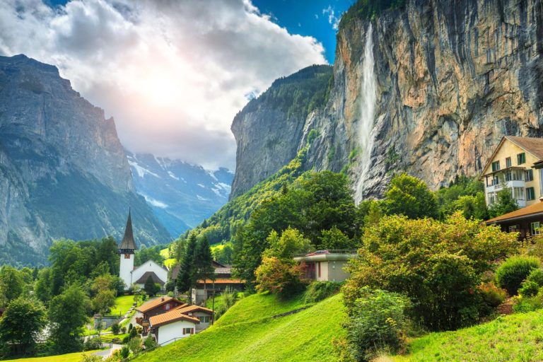 Lauterbrunnen Valley – Switzerland’s Fairytale Valley of 72 Waterfalls