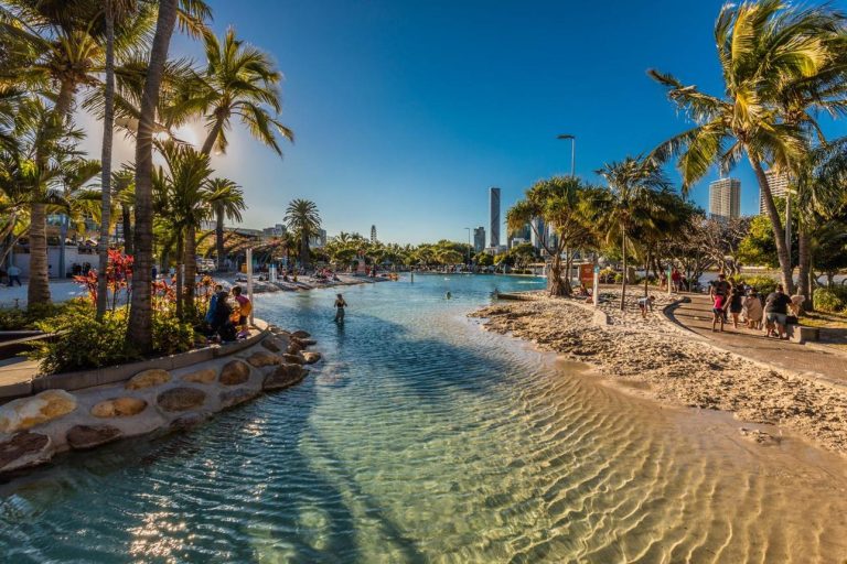 South Bank Parklands – Brisbane’s Riverside Paradise of Gardens, Beaches & Culture