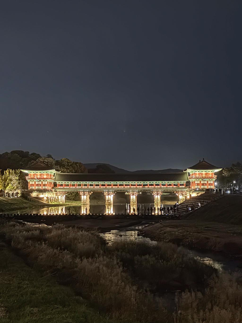 Woljeonggyo Bridge – Gyeongju’s Elegant Reconstructed Wooden Bridge of Night Lights, Silla Heritage, and Riverside Romantic Beauty