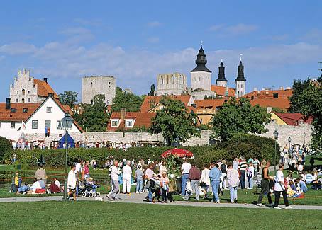 Almedalen: Explore Visby’s Historic Waterfront Park on the Island of Gotland