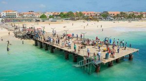 Santa Maria Pier: The Iconic Waterfront Landmark of Sal Island, Cabo Verde