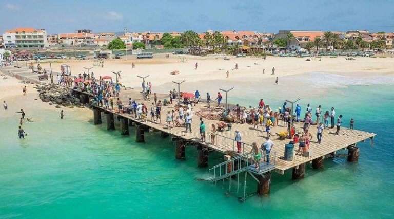 Santa Maria Pier: The Iconic Waterfront Landmark of Sal Island, Cabo Verde