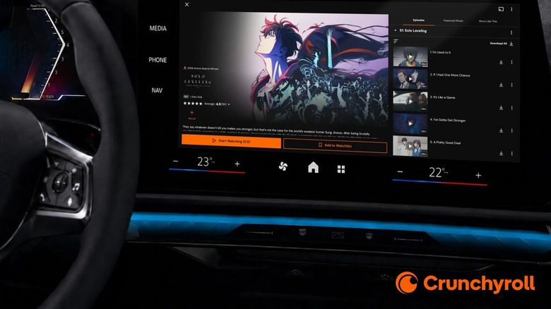 Crunchyroll Streams into Your Car's Infotainment System