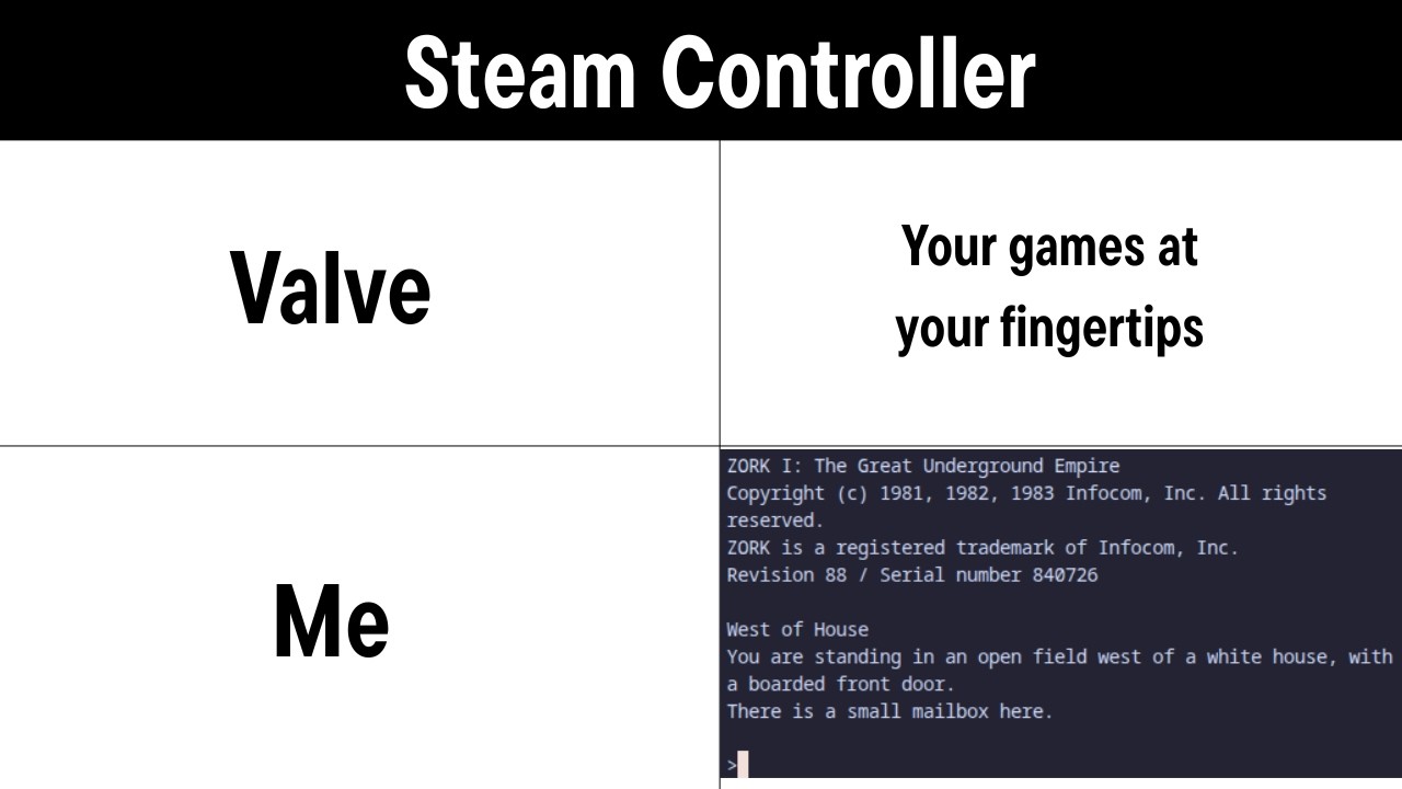 DIY Genius Brings Classic Zork to Life on Steam Controller