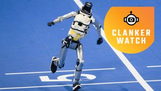 Robot Olympics Runner Bravely Sprints Headfirst into Wall, Collapses in Shower of Sparks